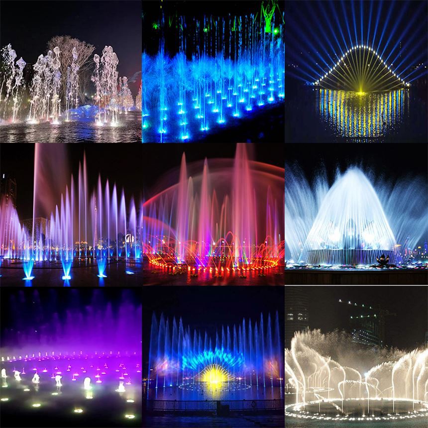 fountain rgb light