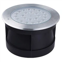 کم قیمت 12w / 18w / 24w / 30w آؤٹ ڈور Ip68 گارڈن گراؤنڈ کی زیر قیادت تالاب کیلئے لائٹس